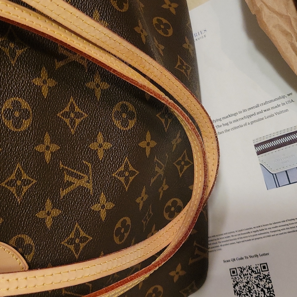 Authentic LV MM Neverful Tote2021 - Picture 14 of 17